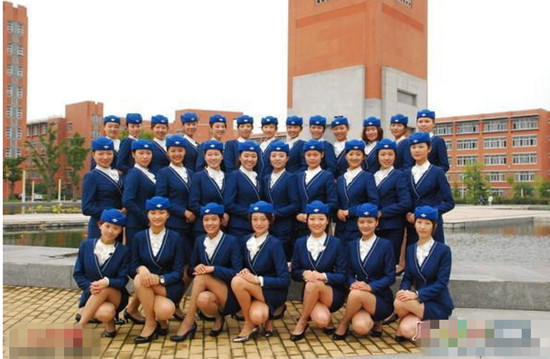 女士工服定做集體照