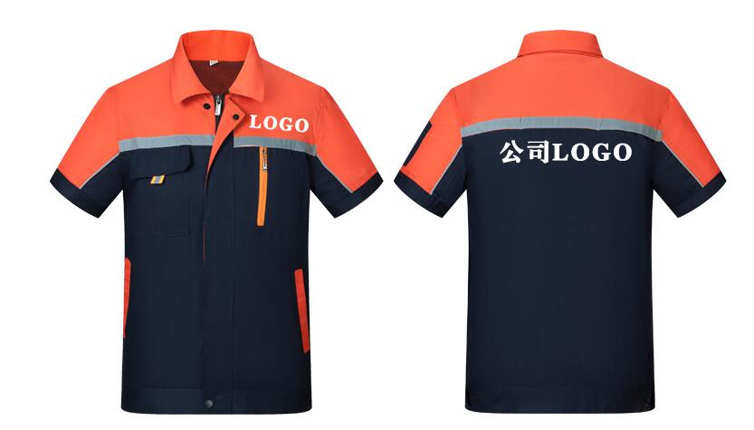 企業(yè)短袖工服款式圖