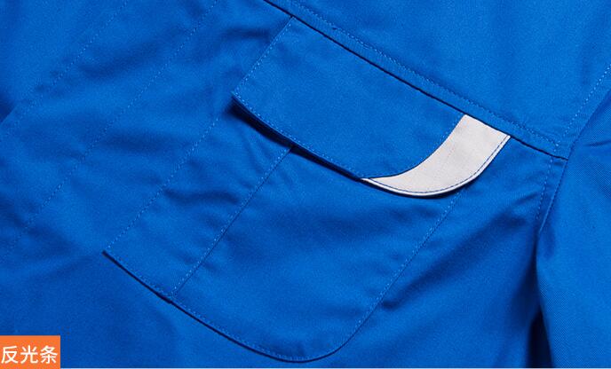 春秋長袖工作服定做口袋細節圖