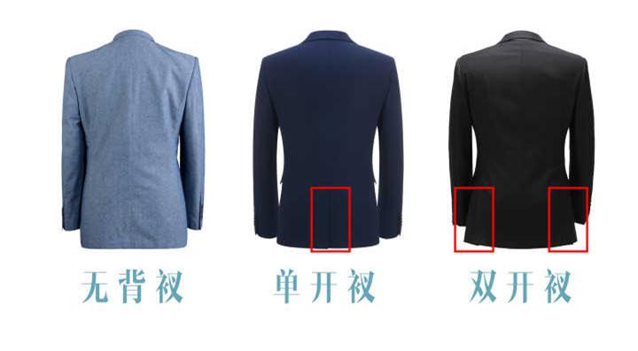 后開叉之西裝定制版型分類